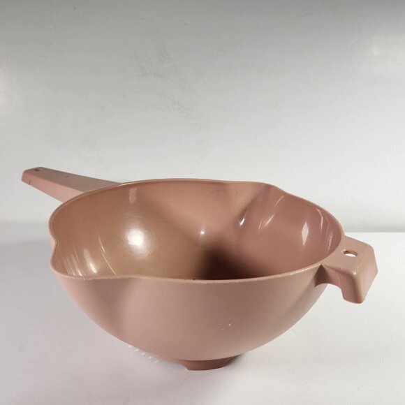 Tupperware Strainer Colander Large Pink Vintage 2 Quart Long Handle Rare… - Picture 2 of 10